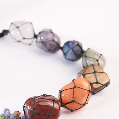 7 chakras tumbled hanger