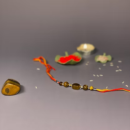 Tiger eye Rakhi